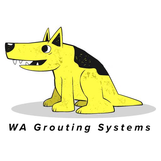 WA Grouting Systems Dog Mascot